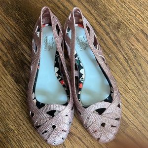 Melissa X Jason Wu jelly flat shoes